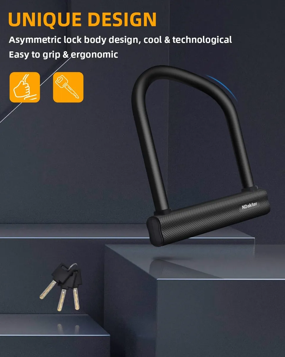 NDakter Bike Locks Heavy Duty Anti Theft