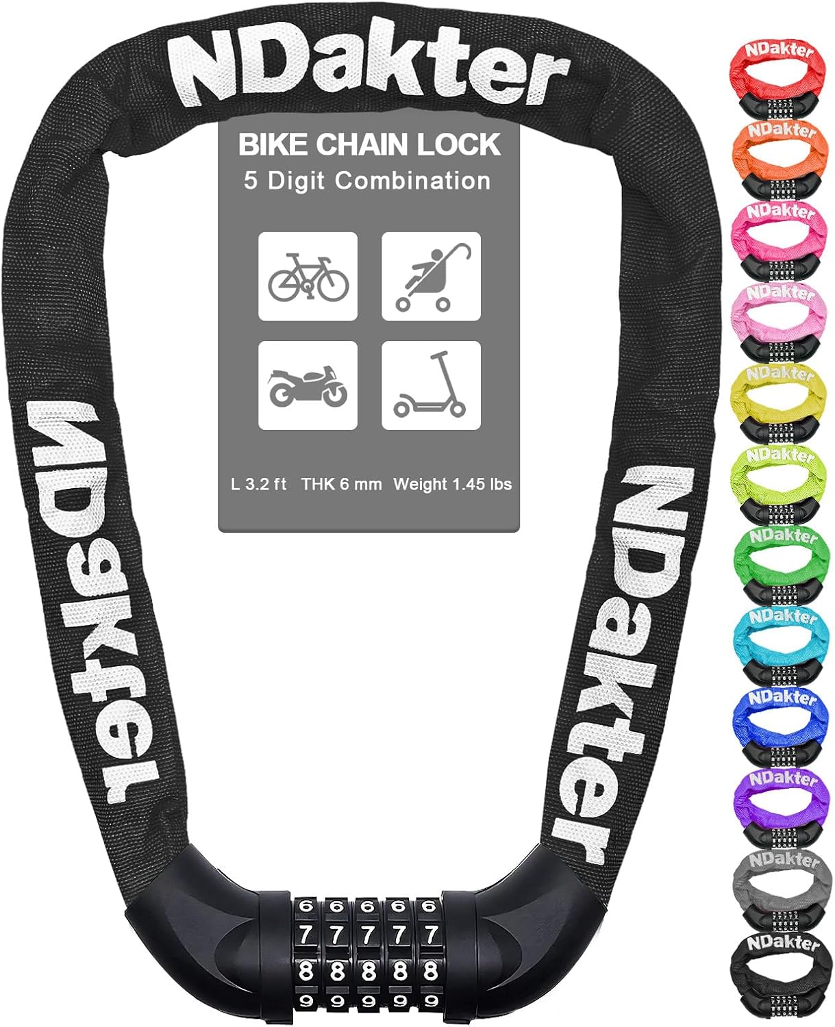 NDakter Bike Lock - Ride with Confidence